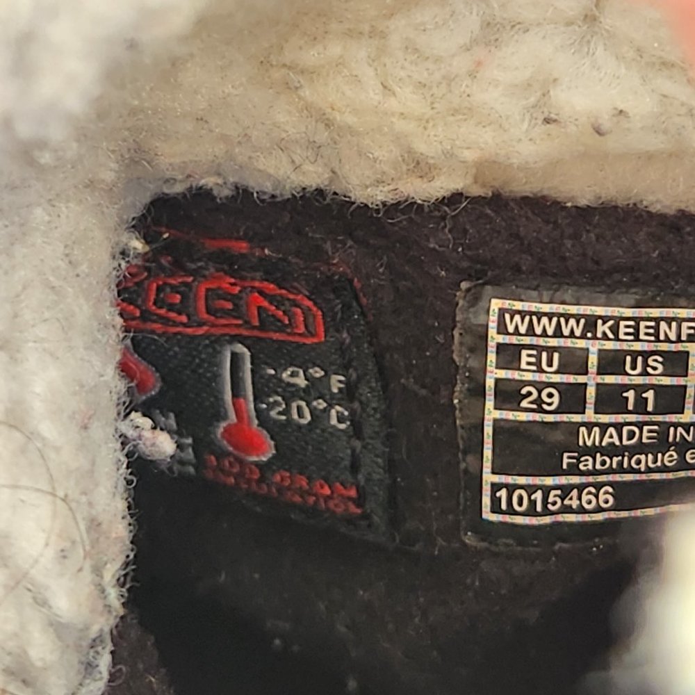KEEN Toddler Girl's Purple Waterproof Snow Boots - Picture 9 of 11